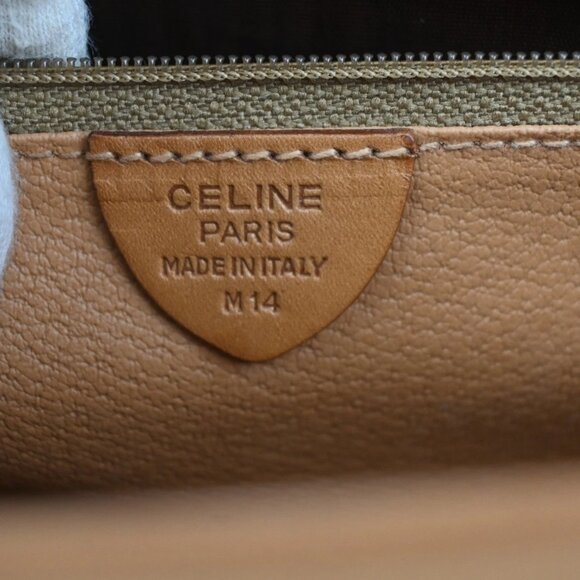 CELINE Logo Macadam Pattern Shoulder Bag PVC Leather Brown GHW Italy 35CA072 - Picture 16 of 16